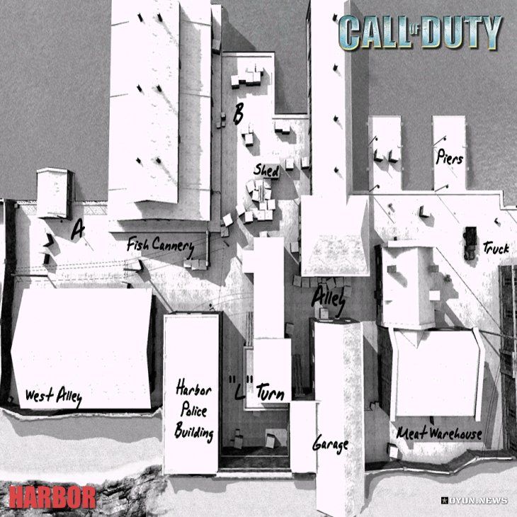 Cod Map Harbor