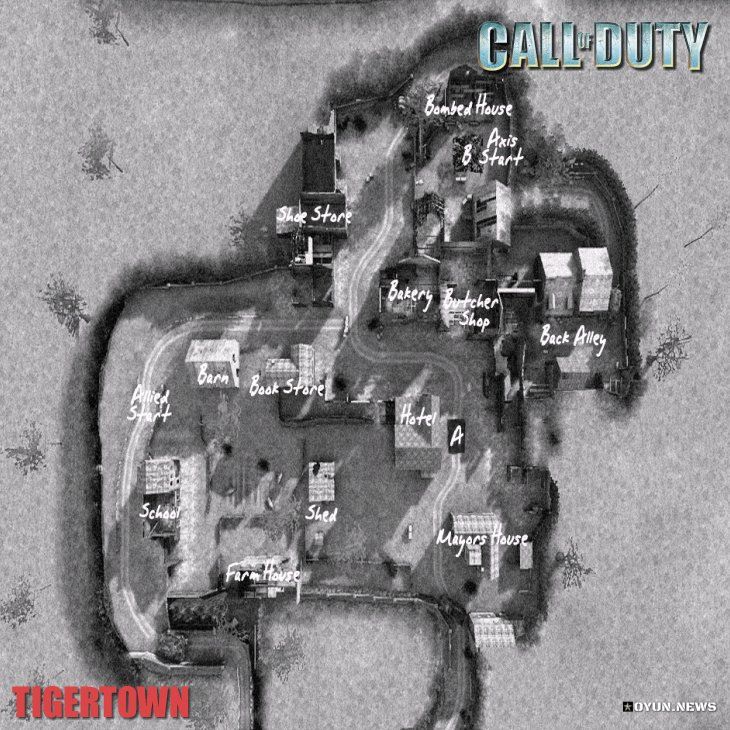 Cod Map Tigertown