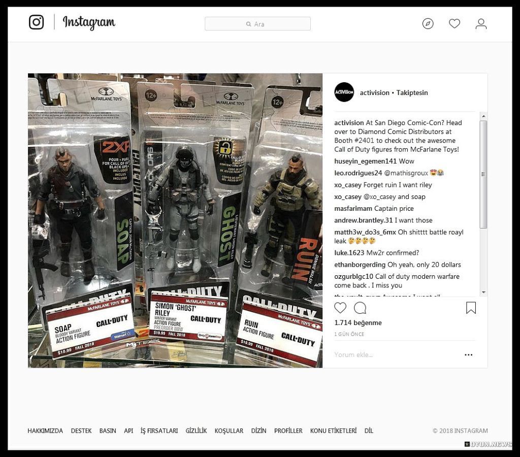 Activision Bo4 Mcfarlane Toys
