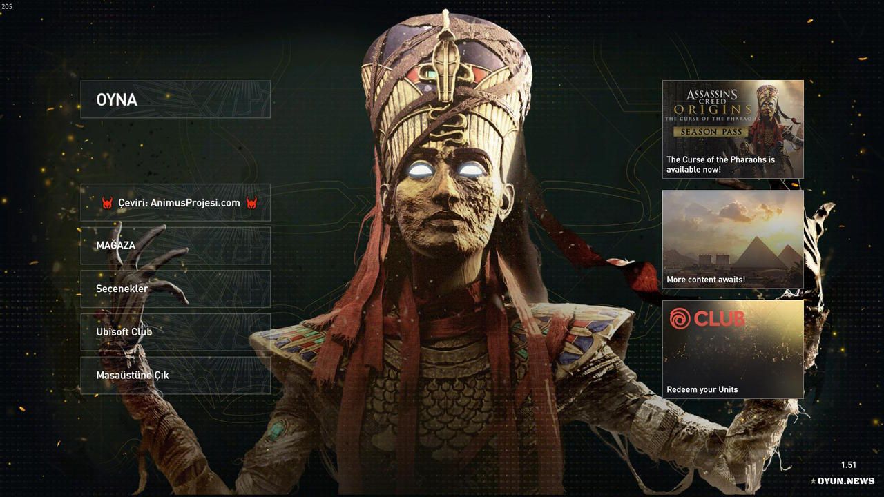 Assassin’s Creed: Origins Türkçe Yama Ekran Görüntüleri Assassins Creed Origins Turkce Yama 6