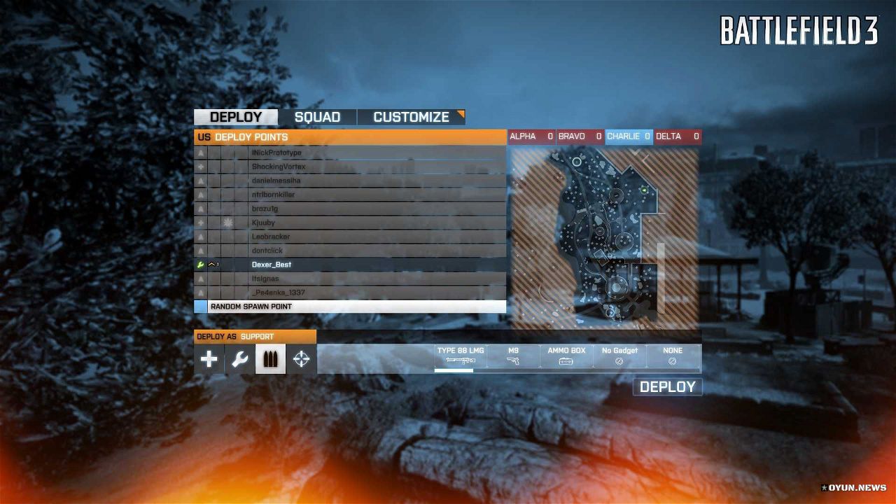 Battlefield 3 Gameplay Deploy From Free Bf3