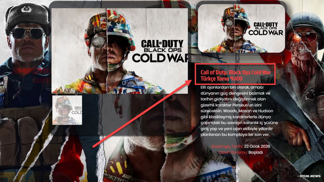 Call of Duty Black Ops Cold War Türkçe Yama Çıktı Black Ops Cold War Turkce Yama Yayimlandi