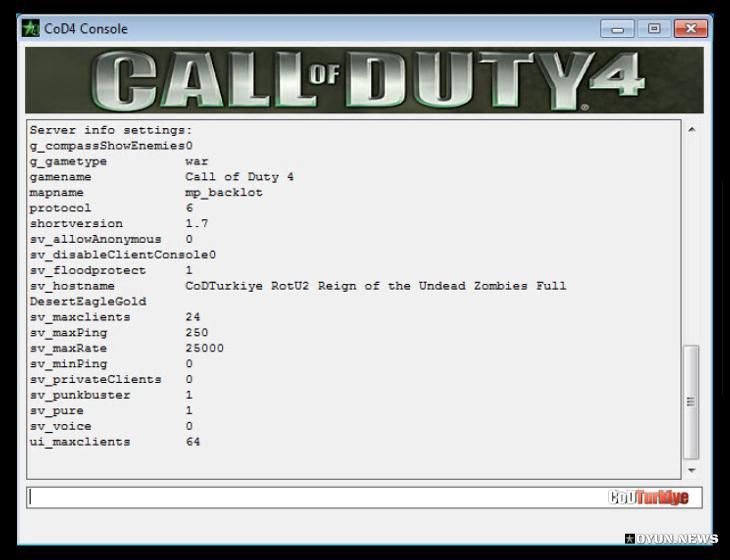 Call Of Duty 4 Server Acmak
