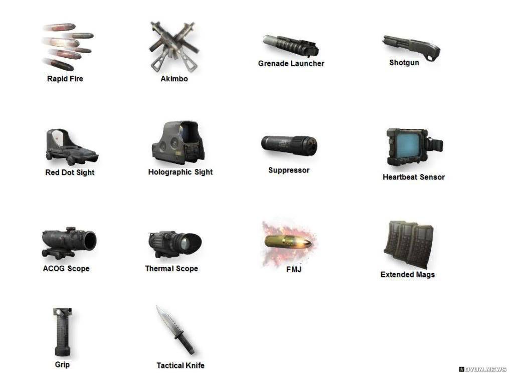 Call Of Duty 6 Mw2 Attachments