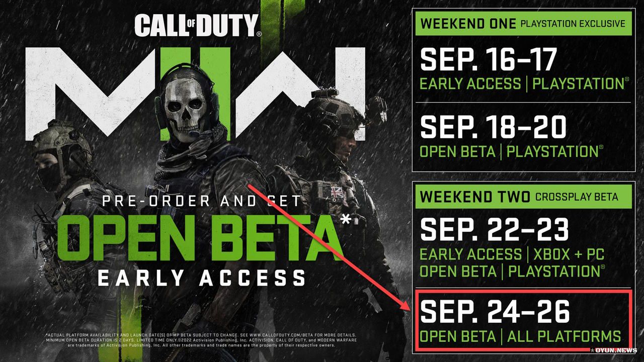 Call of Duty Modern Warfare II 2022 Beta Tarihleri Call Of Duty Modern Warfare 2 2022 Beta Tarihleri