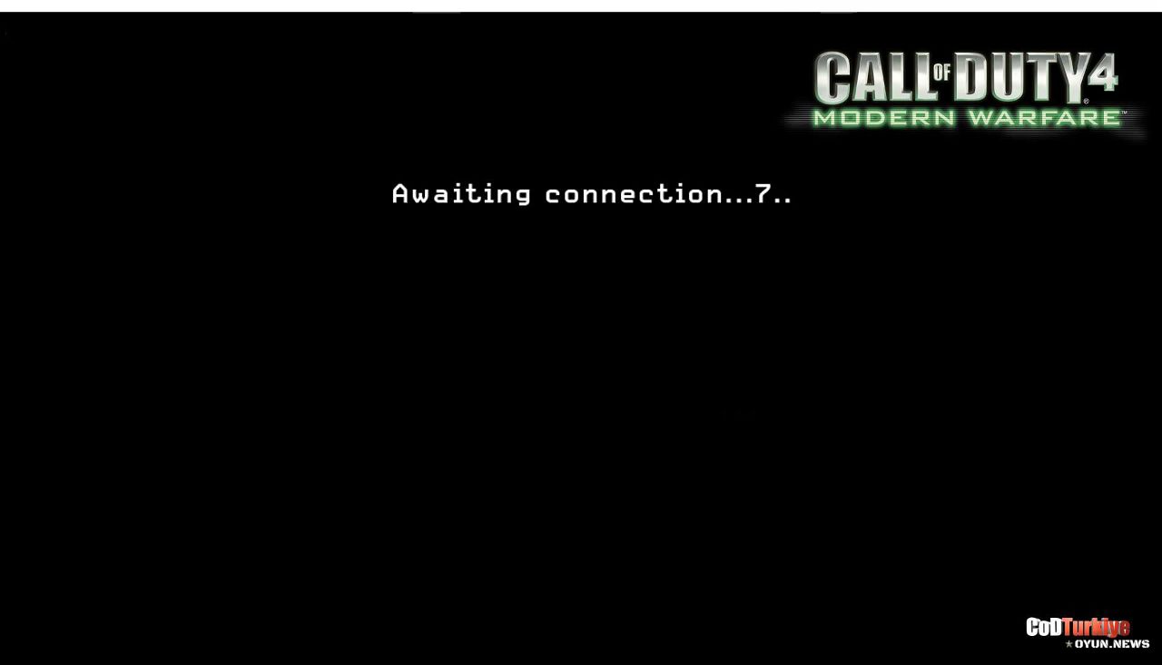 Cod4 Awaiting Connection Error