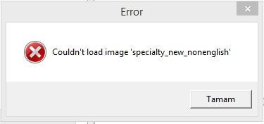 Cod4 Couldnt Load Image Specialty New Nonenglish Hatasi