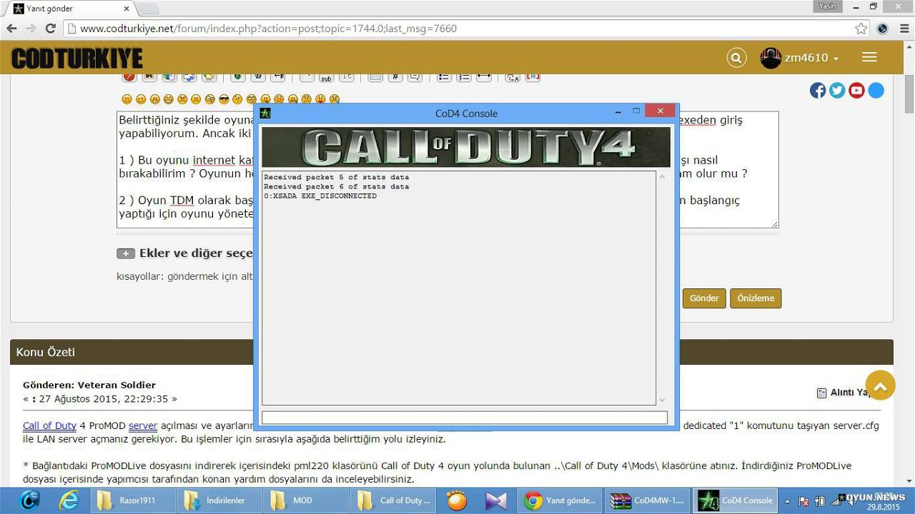 Cod4 Promod Lan Uzerinden Oynamak
