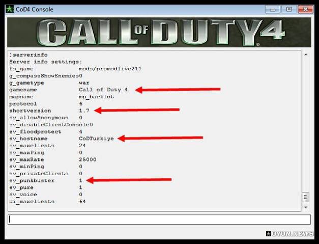 Cod4 Promod Server Console