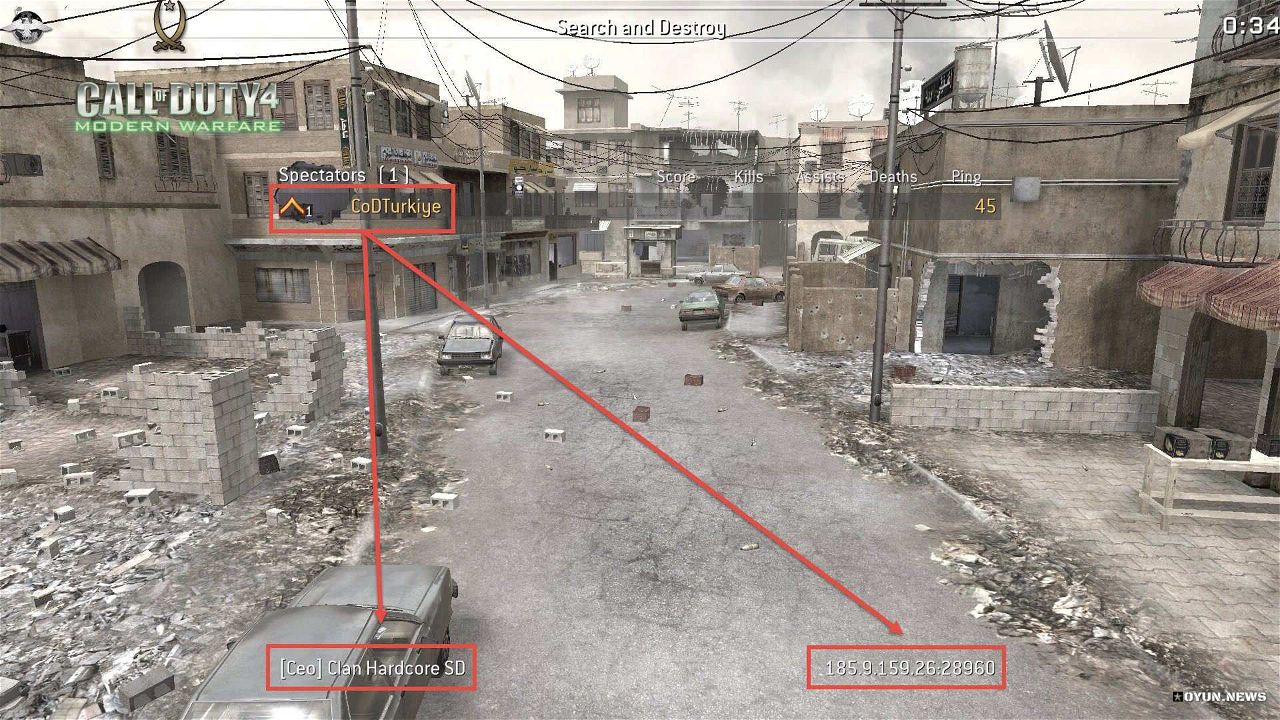 Cod4 Server Baglanti Sorunlari