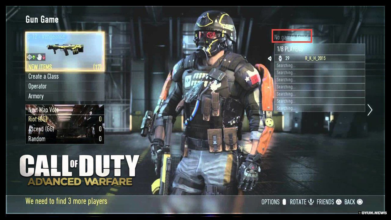 Codaw No Games Found Error
