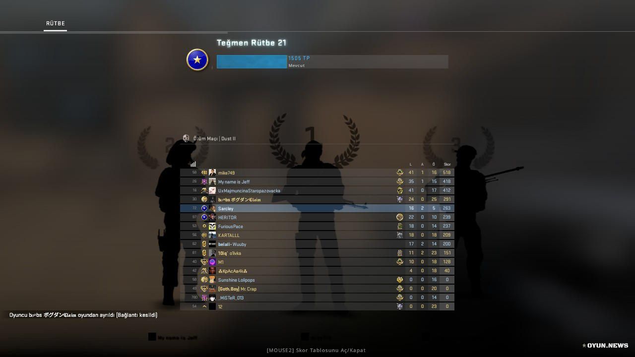 Cs Go Skor Ekran Goruntusu 11