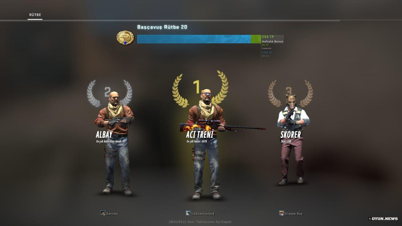 Cs Go Skor Rutbe Ekran Goruntusu 3
