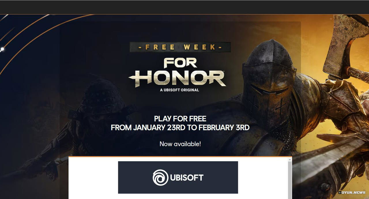 For Honor Play For Free 2025