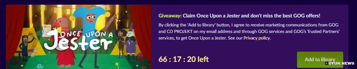 Free Once Upon a Jester Kampanya Free Once Upon A Jester Gog Kampanyasi