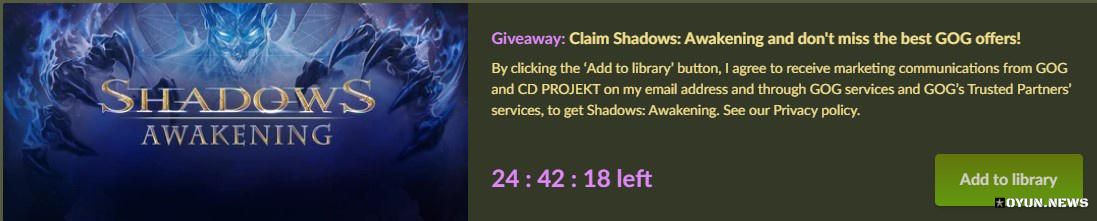 Free Shadows: Awakening Kampanya Free Shadows Awakening Kampanya