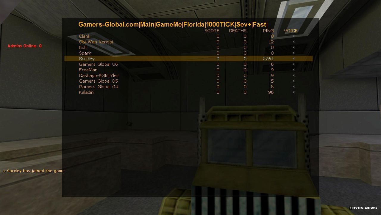 Half Life 1 Multiplayer Skor Ekran Goruntusu 3