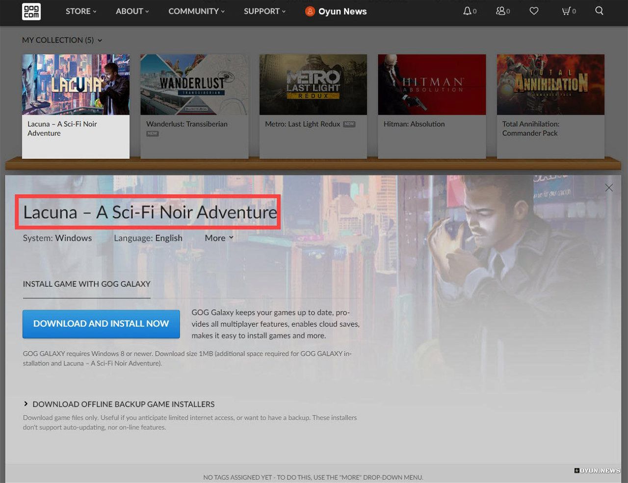 Lacuna A Sci Fi Noir Adventure Collection