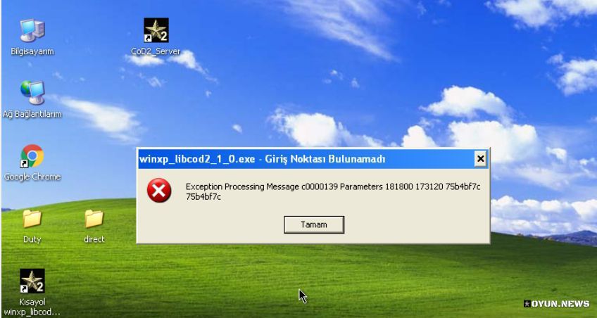 Libcod2 1 0.exe Giris Noktasi Bulunamadi Hatasi 2