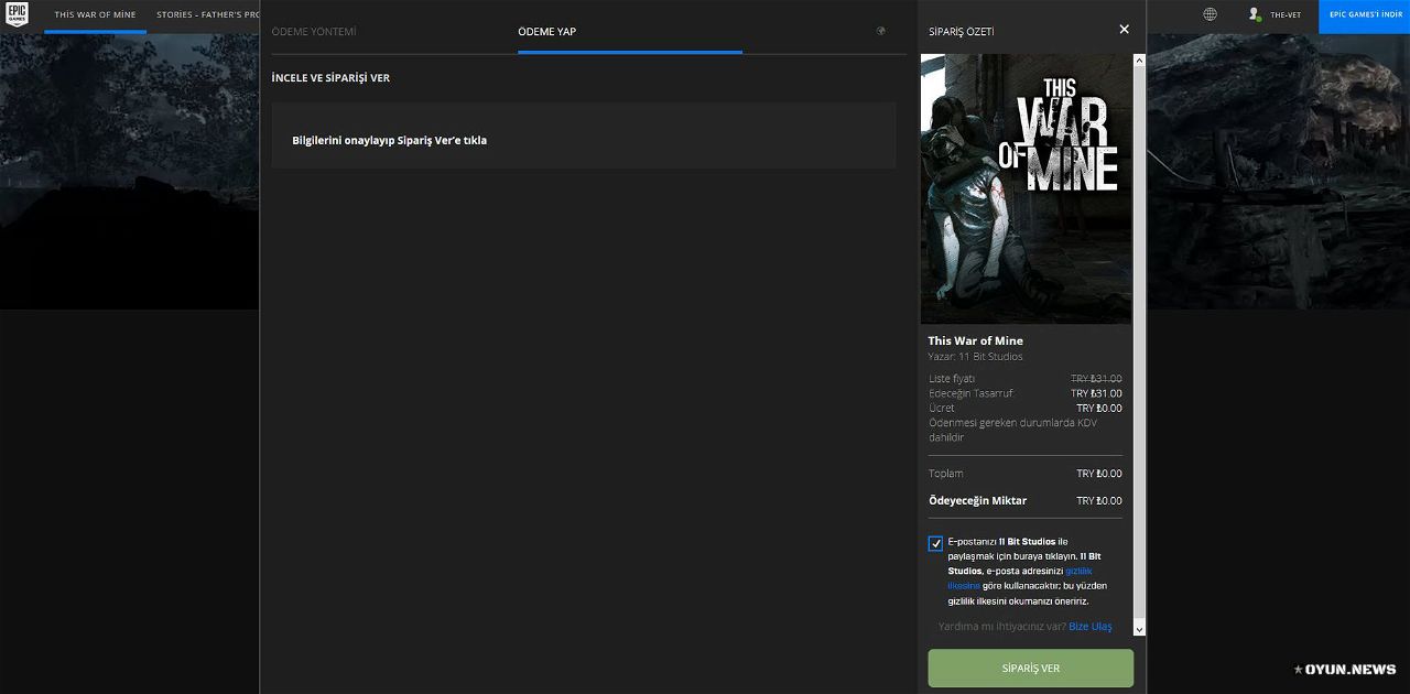 This War of Mine Free Kampanya This War of Mine Free Kampanya