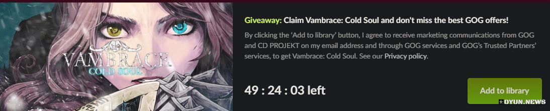 Vambrace: Cold Soul Free Kampanya Vambrace Cold Soul Free Kampanya
