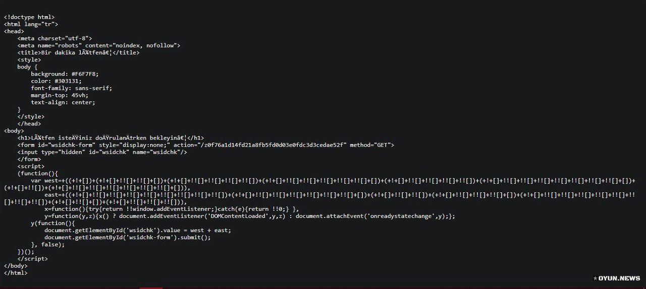 Web Sitesi Login Sorunu