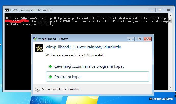 Winxp Libcod2 1 0 Stopped Working