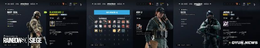 Tom Clancy's Rainbow Six Siege Operatörler Tom Clancy's Rainbow Six Siege Operatörler