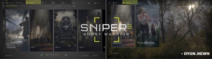 Sniper Ghost Warrior 3 Menüler Sniper Ghost Warrior 3 Menüler