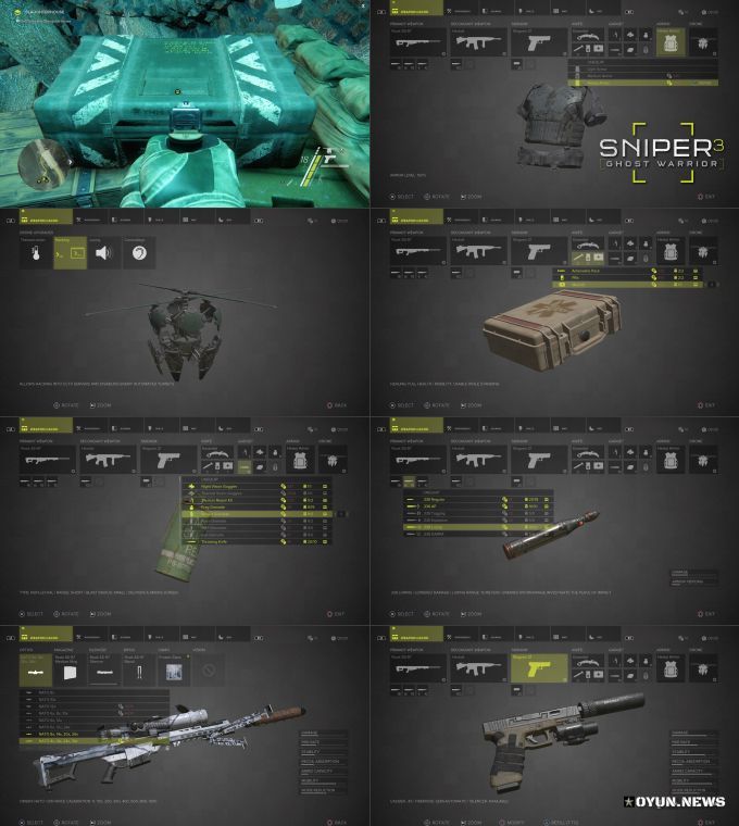 Sniper Ghost Warrior 3 Weapon Cache Menü, Armor, Drone Modifiye, Equipment, Gadget, Mermi Çeşitleri, Silah Modifiye, Sidearm Wagram 21 Sniper Ghost Warrior 3 Weapon Cache Menü, Armor, Drone Modifiye, Equipment, Gadget, Mermi Çeşitleri, Silah Modifiye, Sidearm Wagram 21
