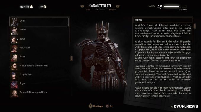 The Witcher 3 Wild Hunt Eredin Vahşi Av Kralı The Witcher 3 Wild Hunt Eredin Vahşi Av Kralı