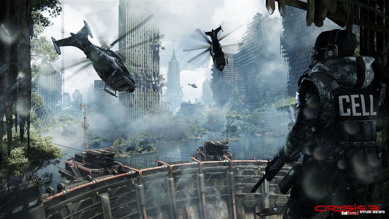 Crysis 3 Wallpaper Hd Predator Bow Helicopter