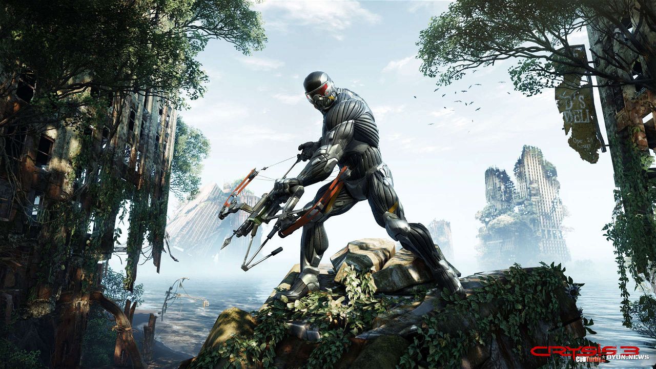 Crysis 3 Wallpaper Hd Predator Bow Jungle