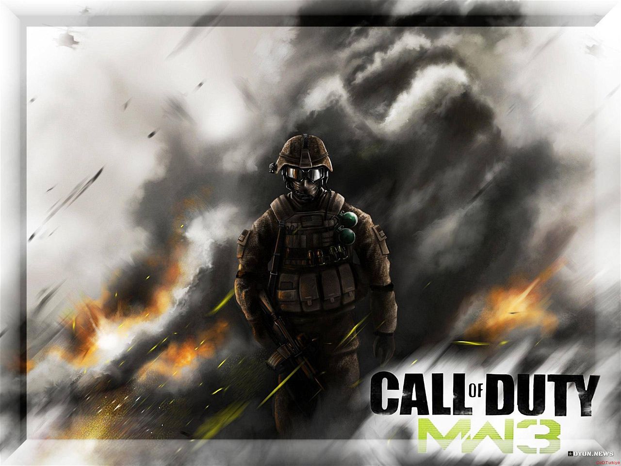 Call Of Duty 8 Modern Warfare 3 Hd Wallpaper In Crystal Frame 34