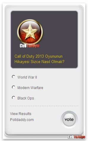 Anket Call Of Duty 2013