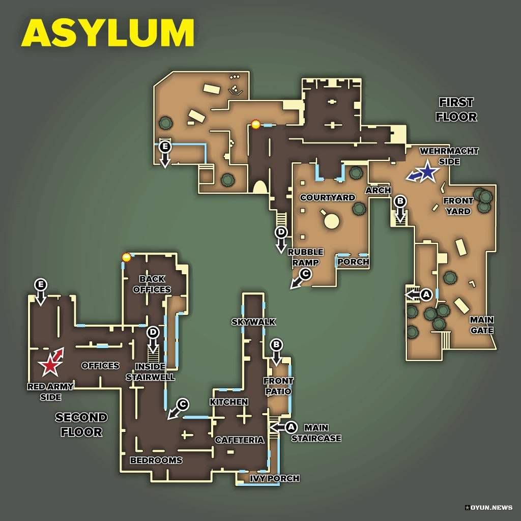 CoD 5 WAW Map Asylum