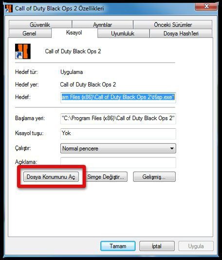 Black Ops 2 File Location