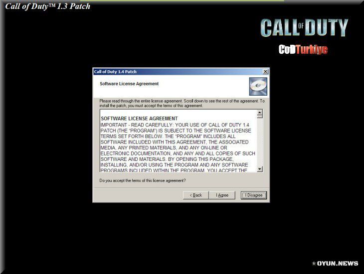 Call Of Duty 1.3 Patch