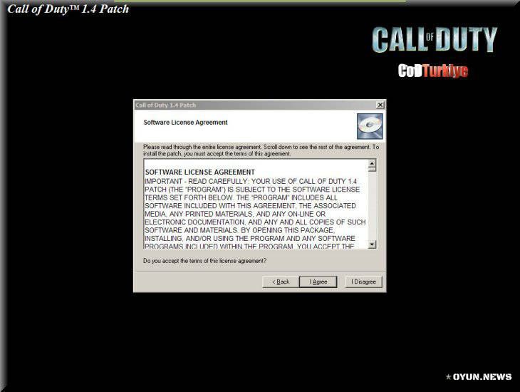 Call Of Duty 1.4 Patch