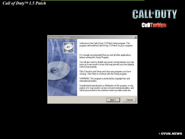 Call Of Duty 1.5 Patch