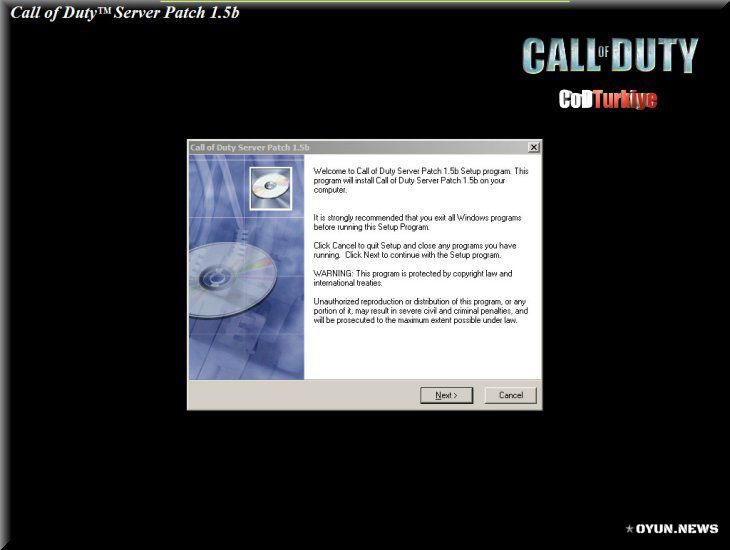 Call Of Duty 1.5b Server Patch