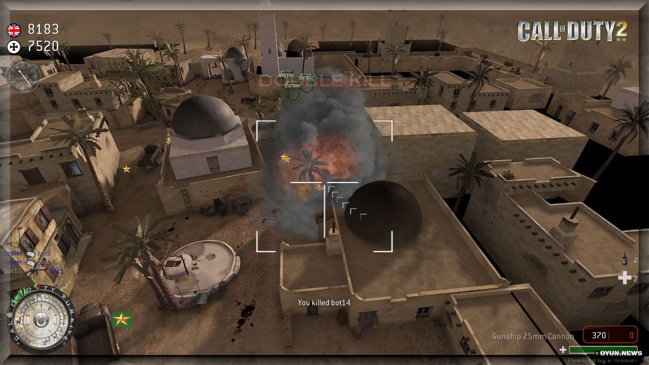 Call Of Duty 2 Extreme Server Gameplay Gunship