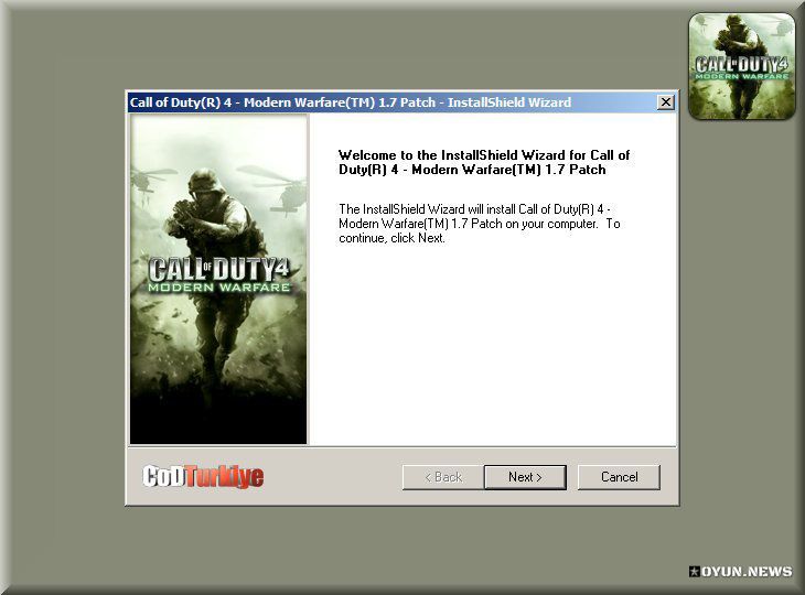 Call Of Duty 4 Patch V.1.6 To 1.7