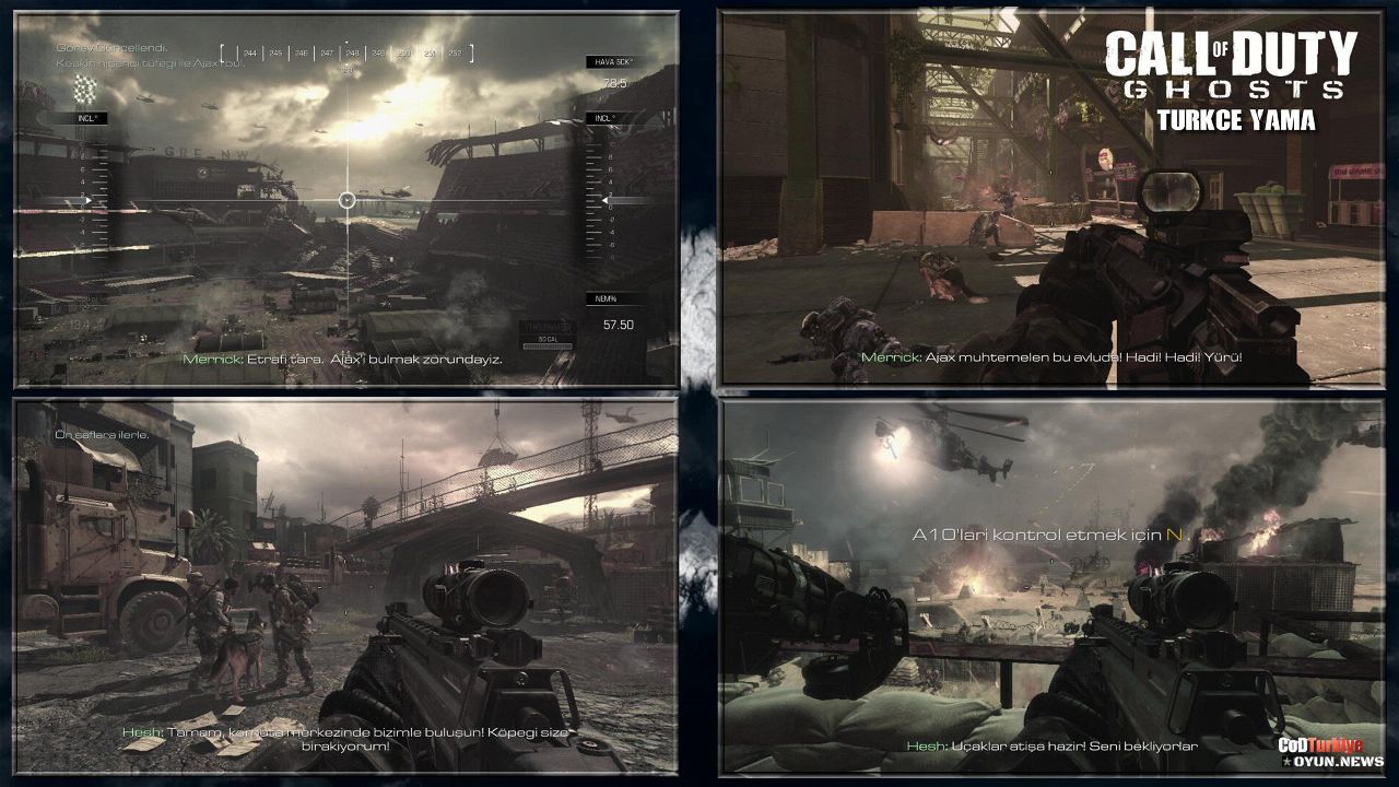 Call of Duty Ghosts Türkçe Yama Gameplay