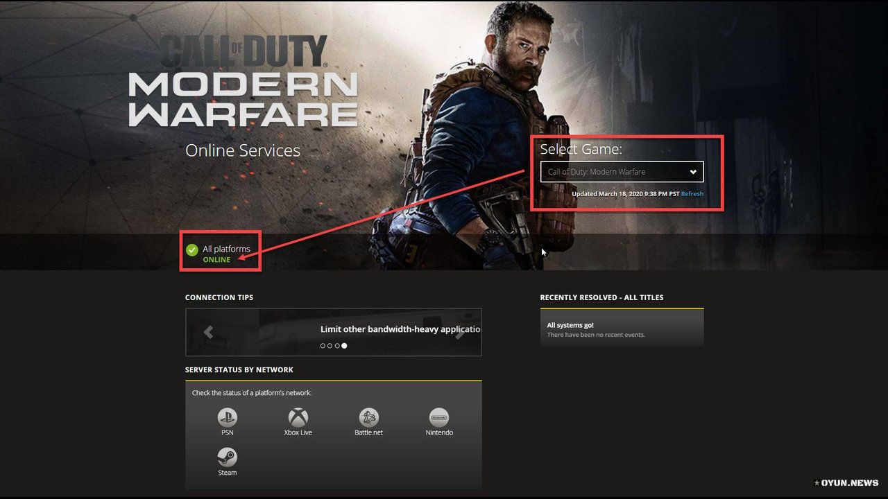 Call Of Duty Modern Warfare Connection Failed Error