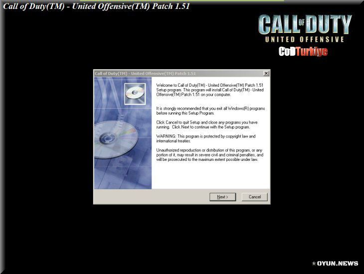 Call Of Duty United Offensive 1.51 Patch