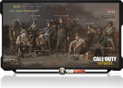 Call of Duty World War 2 Türkçe Yama