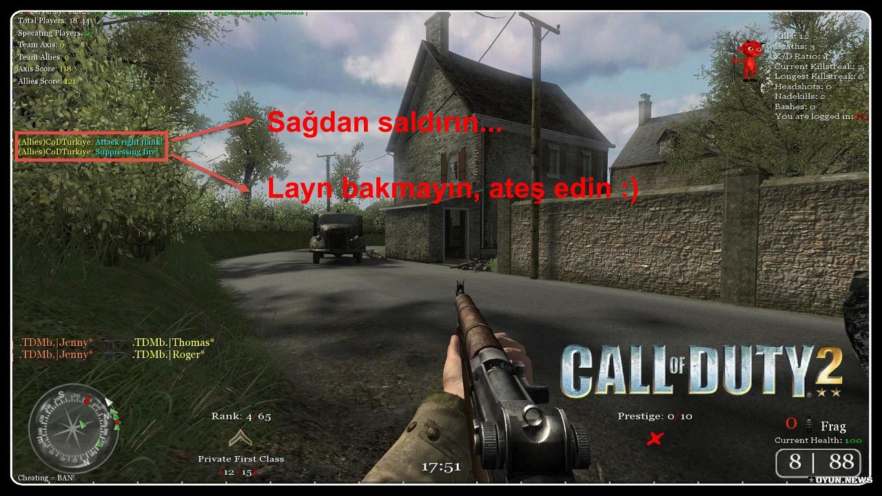 Call of Duty 2 Multiplayer Türkçe Dublaj Yaması