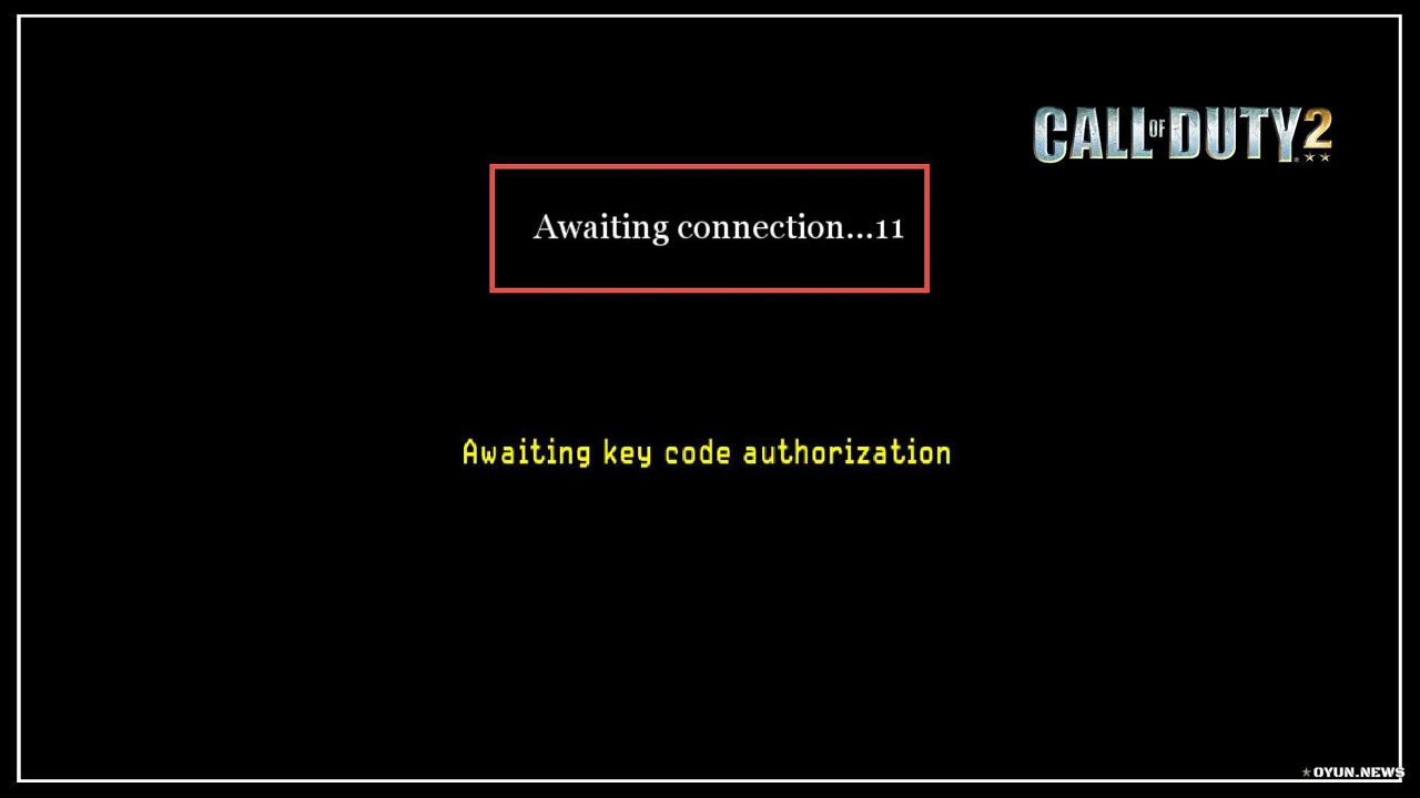 Cod2 Server Awaiting Connection Error