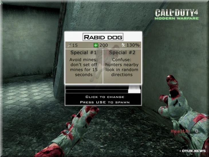 Cod4 Dobby Zombie Mod Rabid Dog